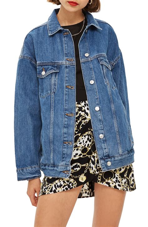 oversized denim jacket topshop